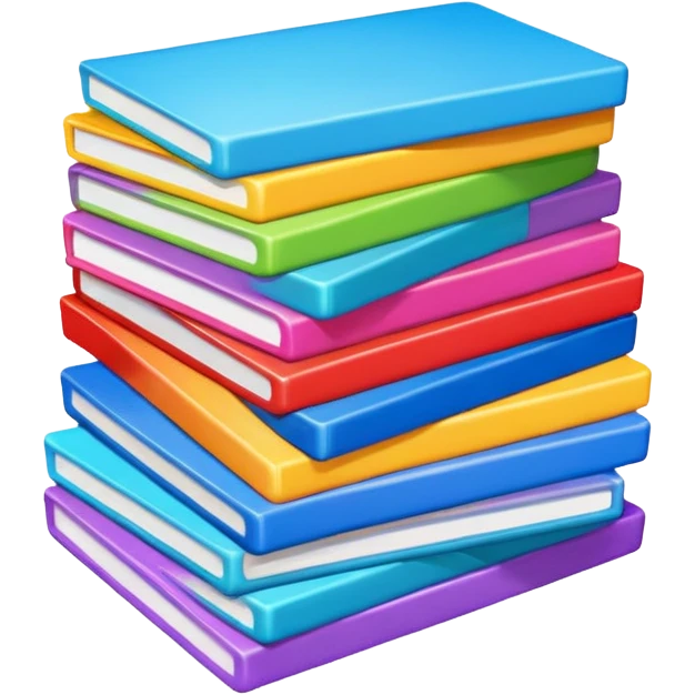 A stack of postcards emoji