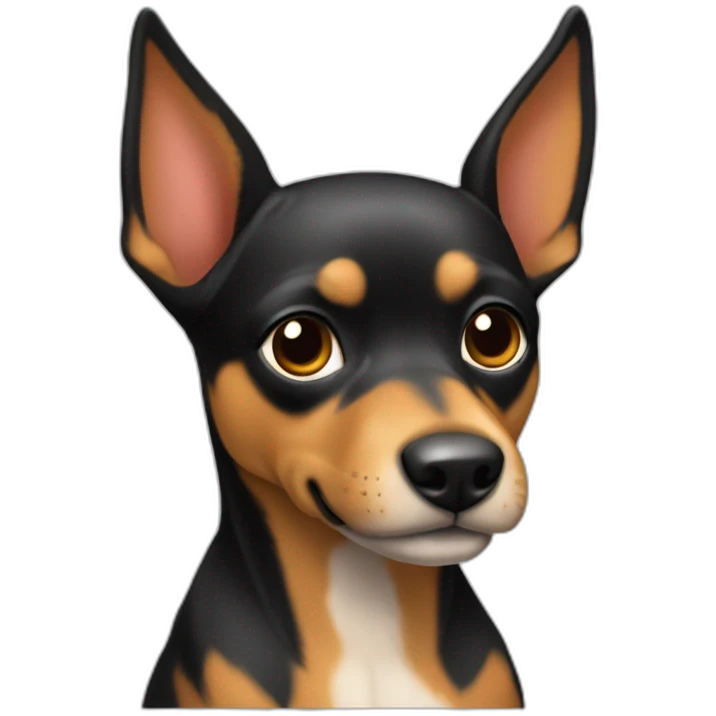 Perra mini pincher de 8 años  emoji