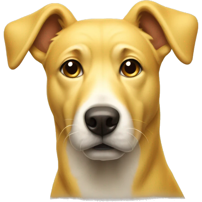 yellow dog emoji