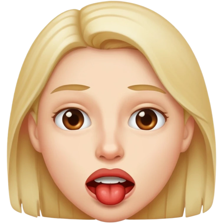 Biting your lip emoji