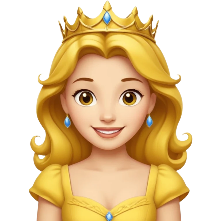 princess belle emoji not photo emoji