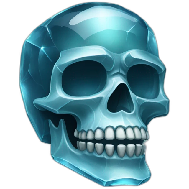 Crystal skull emoji