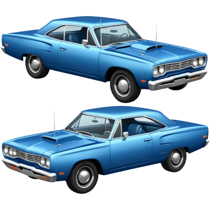 1969 roadrunner car emoji