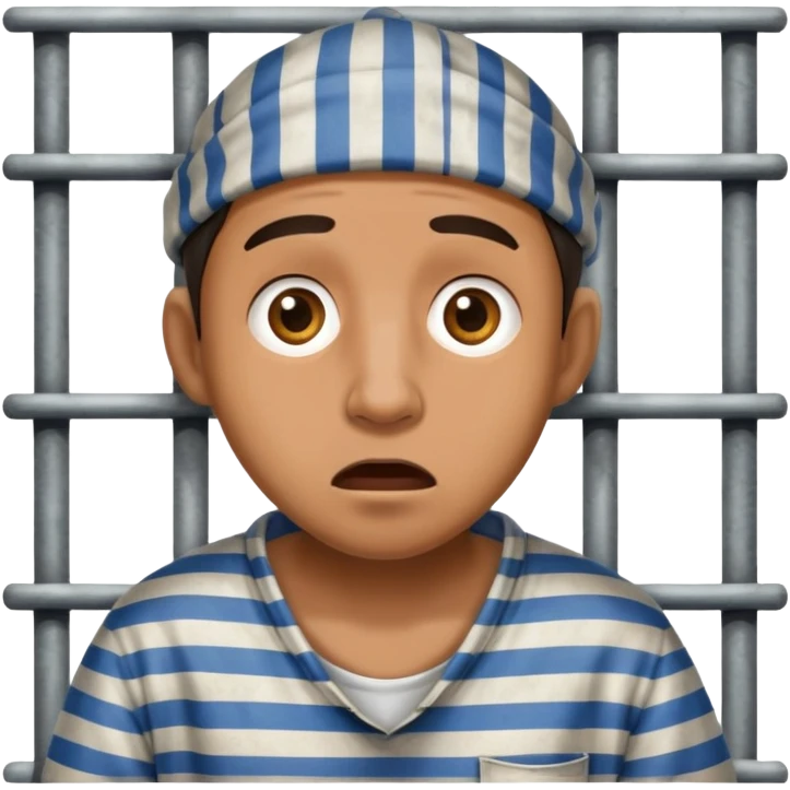 surprised prisoner emoji