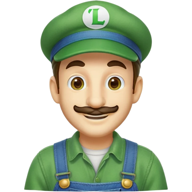 Luigi from Mario Bros emoji