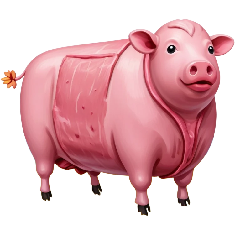 van gogh pink SPAM  meat flowers landscape emoji