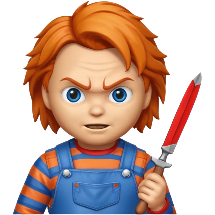 Un emojin de chuky emoji