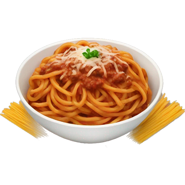 Spaghetti bolognese  emoji