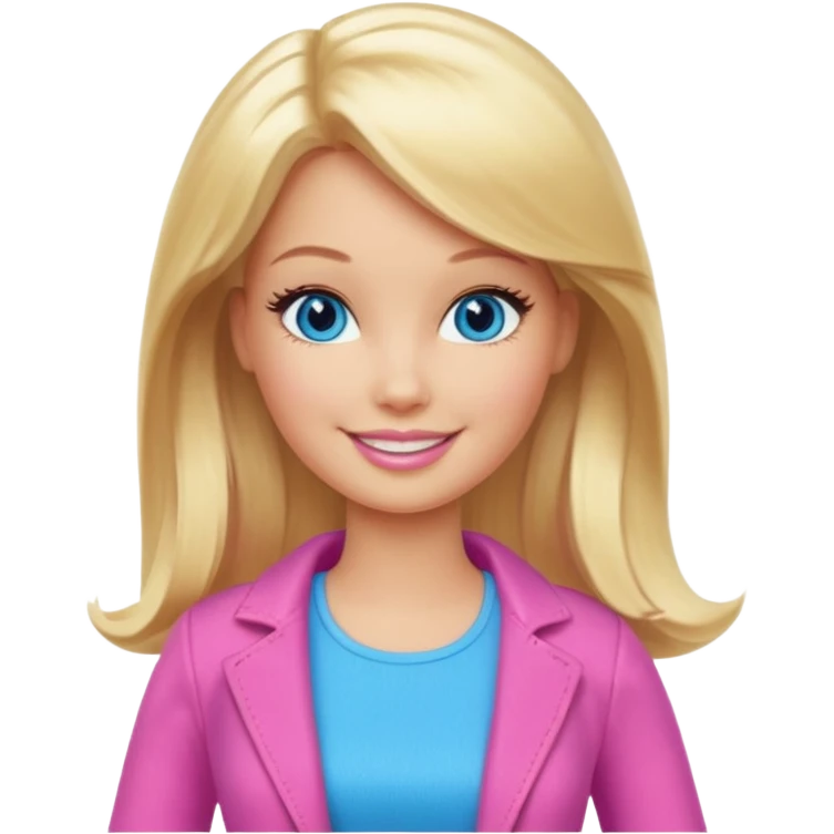barbie girl different emoji