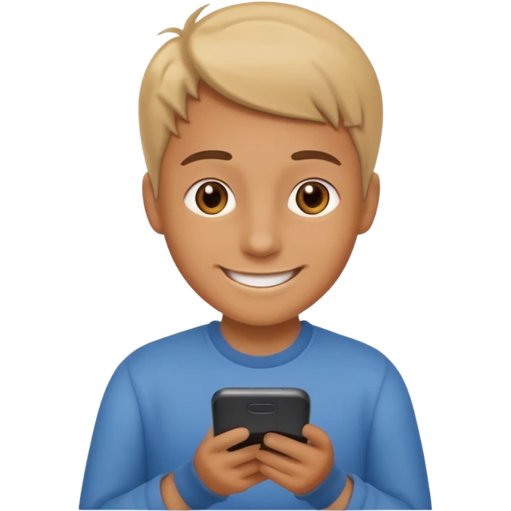 learning reading phone on tiktok emoji