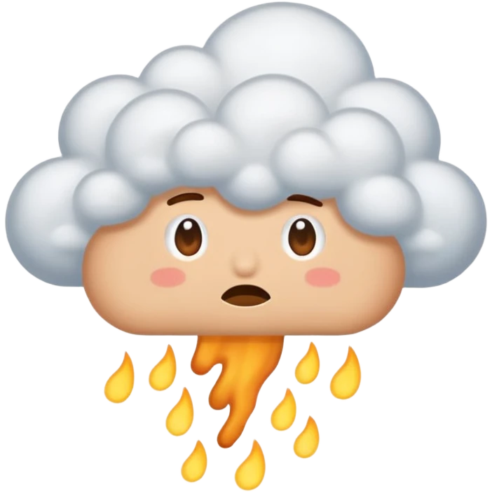 Fart in the wind emoji