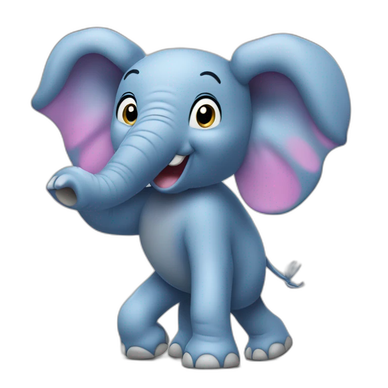 Un éléphant qui danse emoji