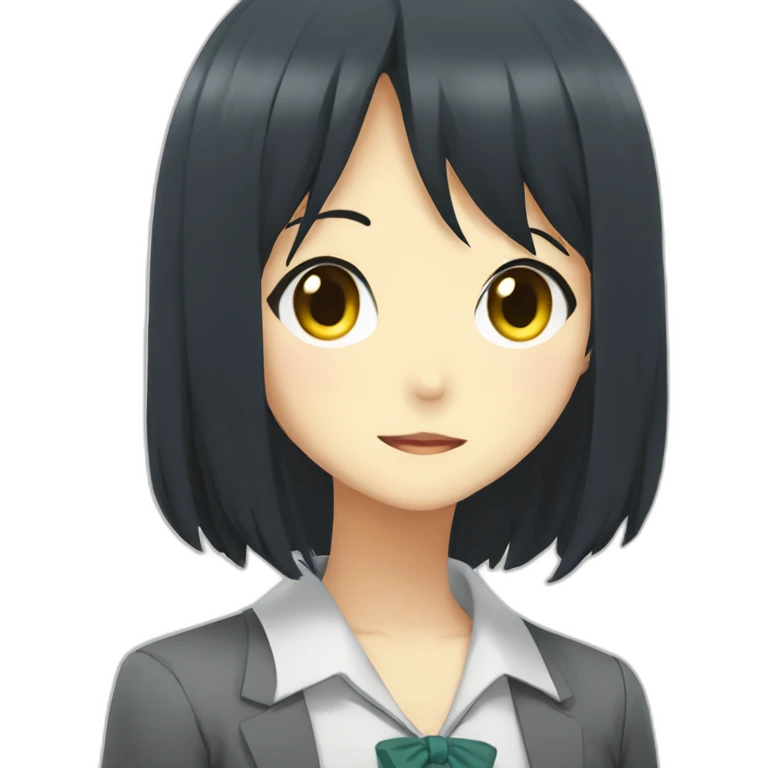 Tomoko from Watamote emoji