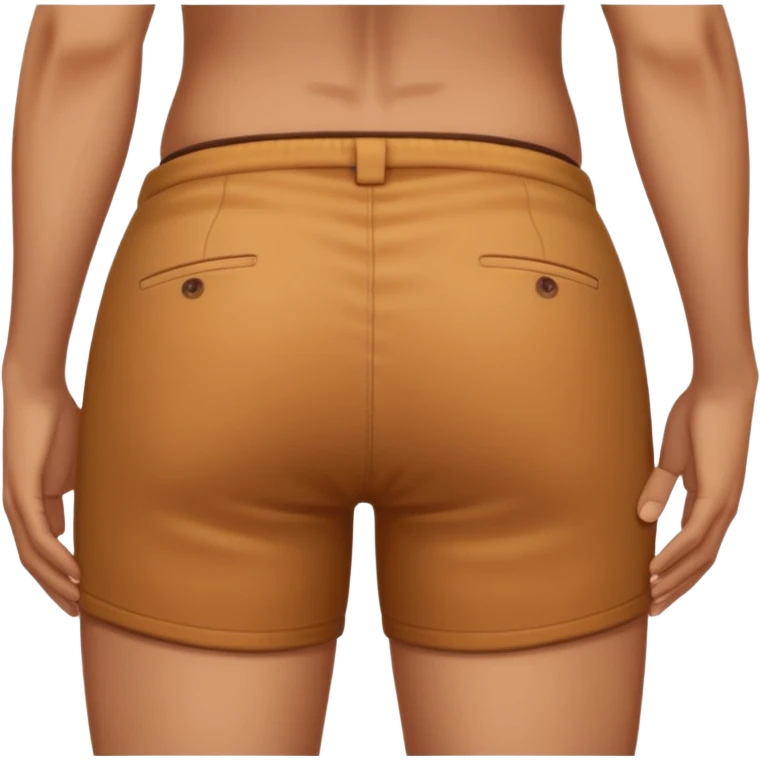 Grabbing butt and looking back emoji