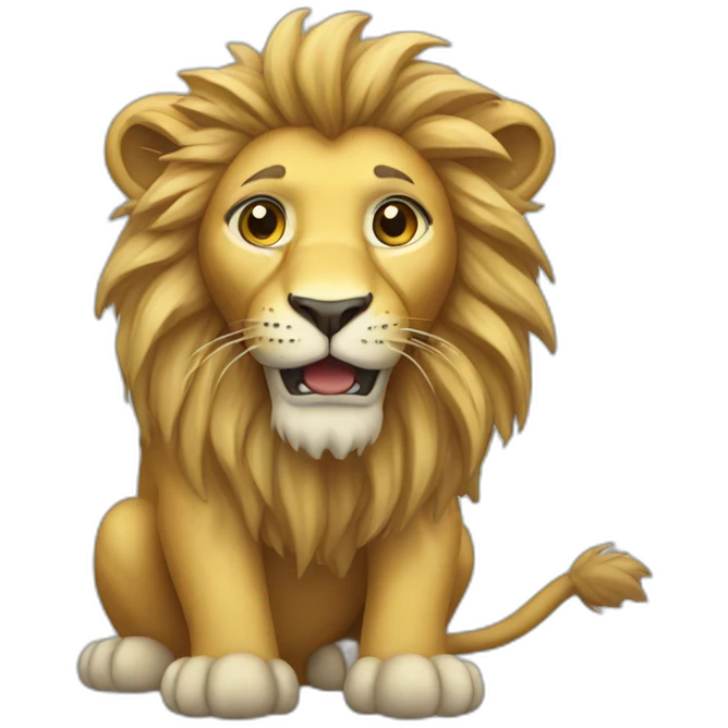 Shower Lion emoji