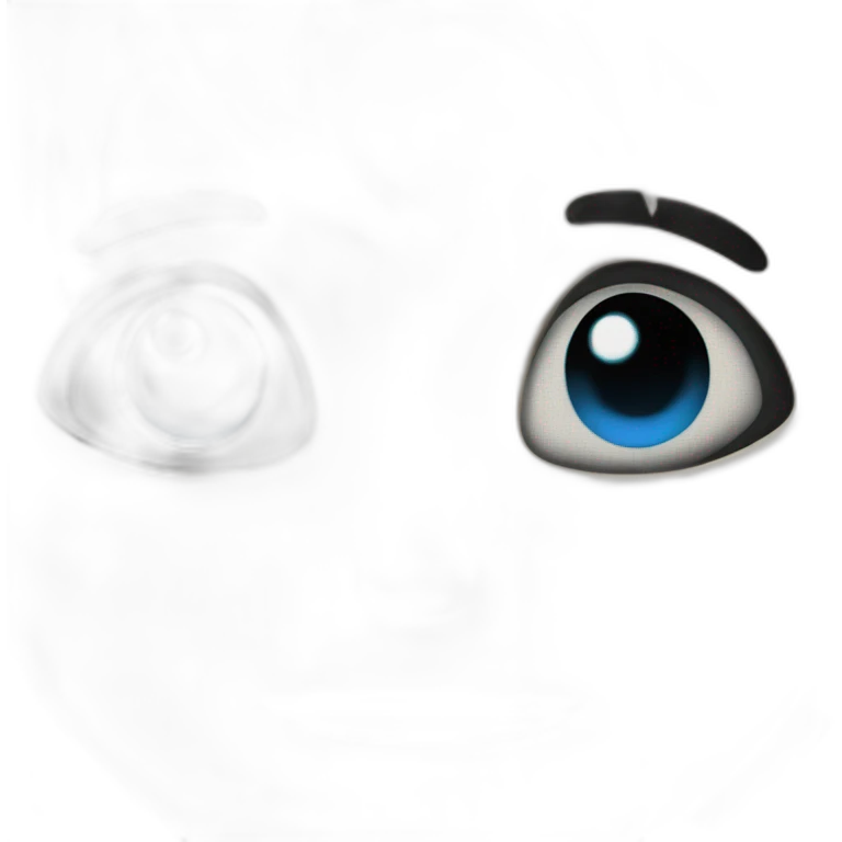 sans from undertale blue eye emoji