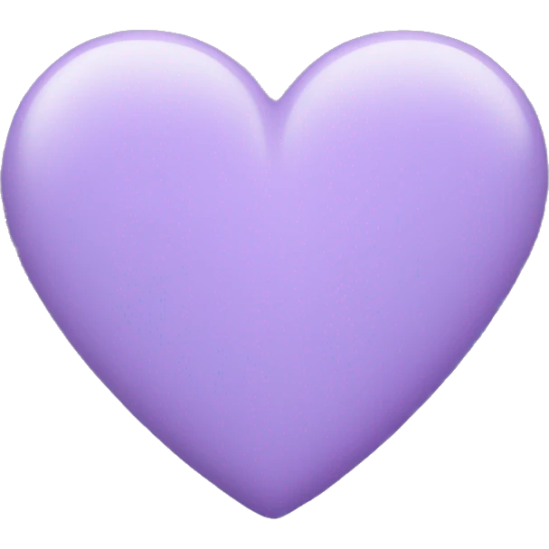 Lavender heart emoji