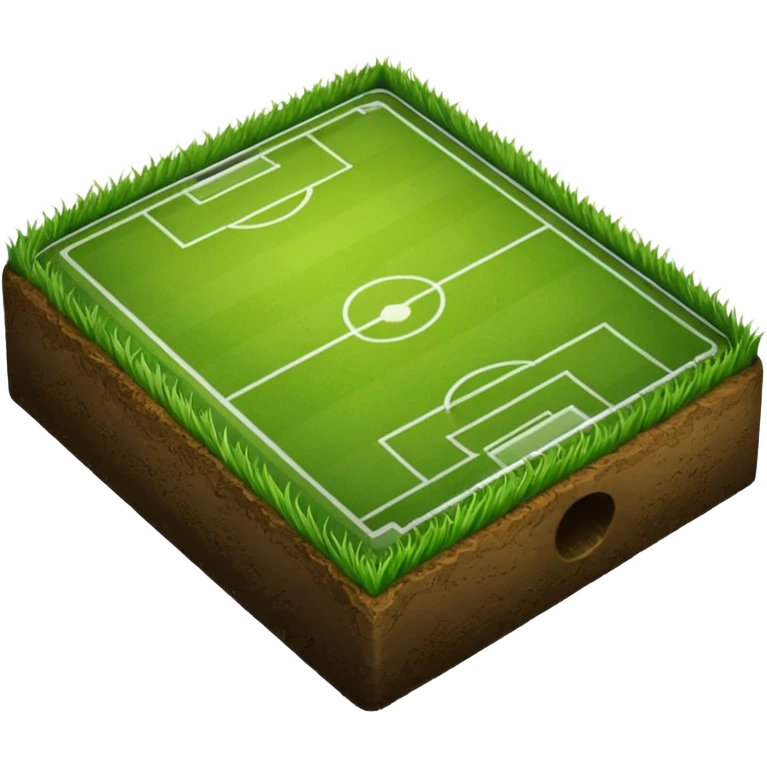 piece of short grass of a soccer field emoji