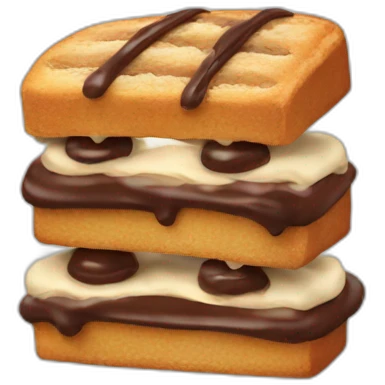 Kaputtes Nutellabrot emoji
