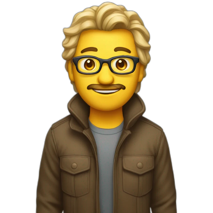 человек в темныъ очках за рулем emoji