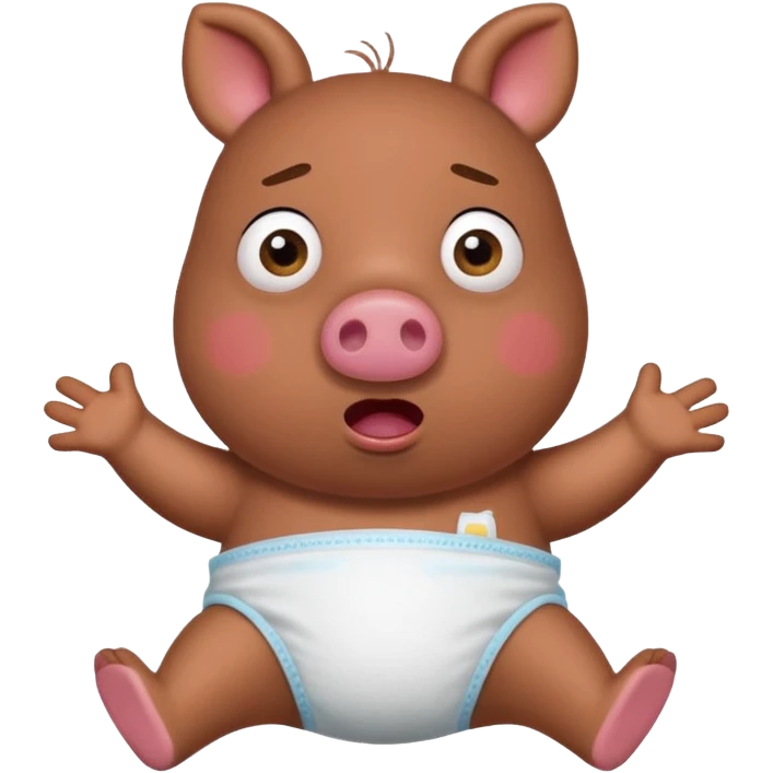 pepa pig kaka open snijd emoji