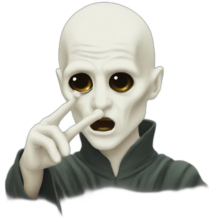 voldemort sending a kiss emoji
