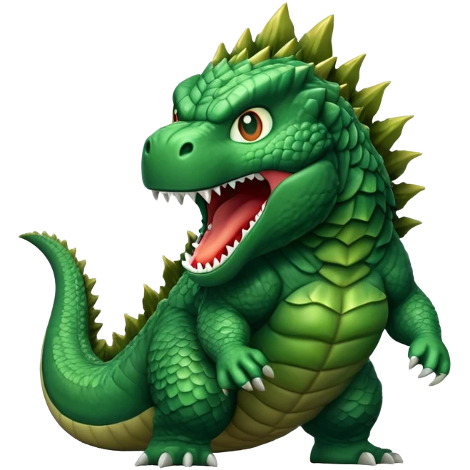 godzilla yelling emoji