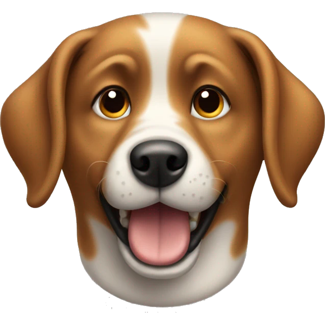 dog tilting head emoji