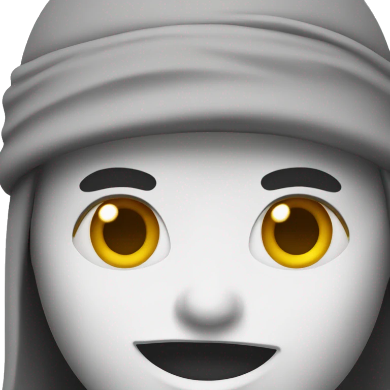 Ninja white skin emoji