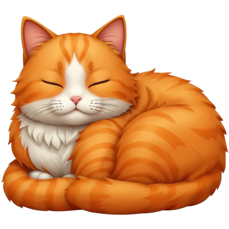 Sleepy cat emoji