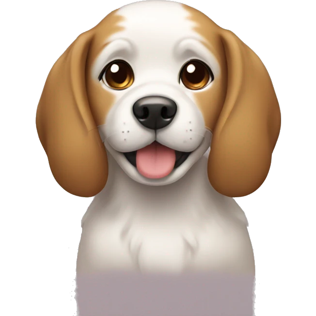 Cute dog  emoji