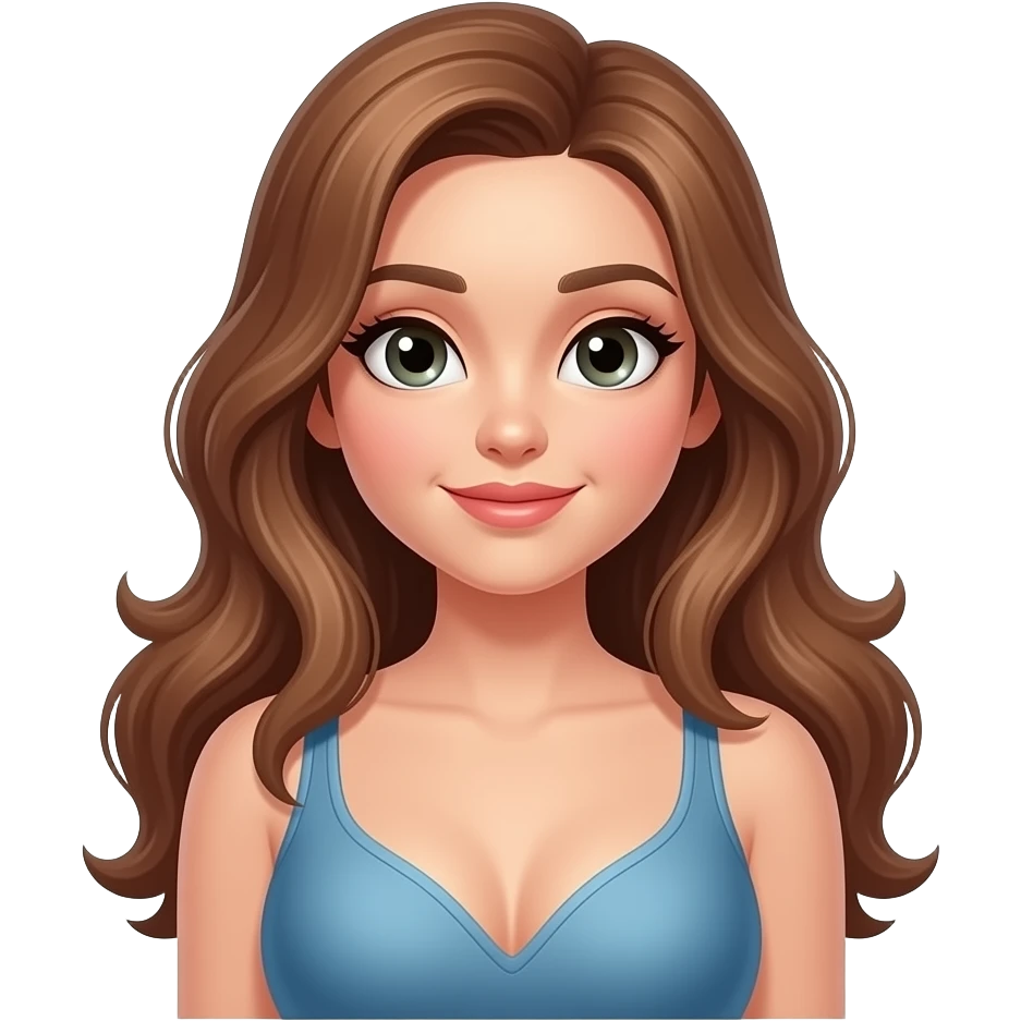 A girl with a big butt emoji