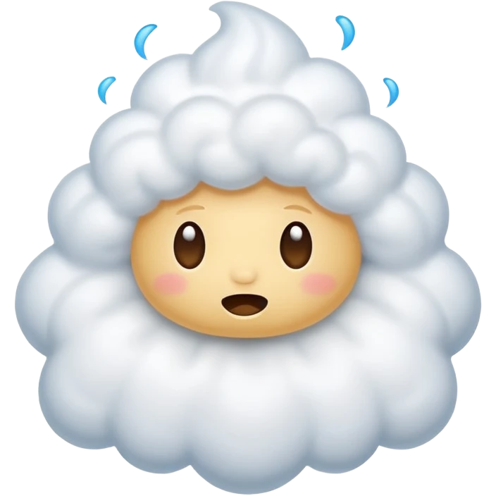 A cute fart emoji