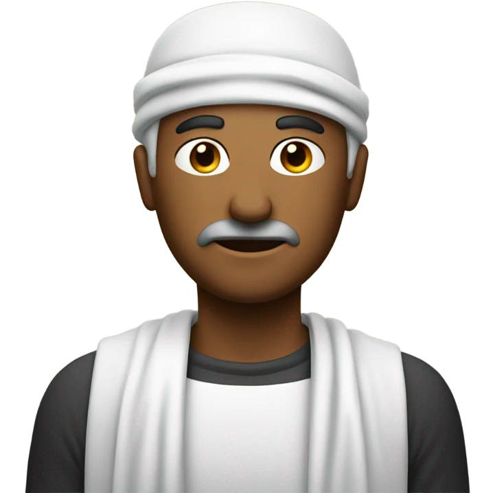 mann mit kopftuch und bart emoji