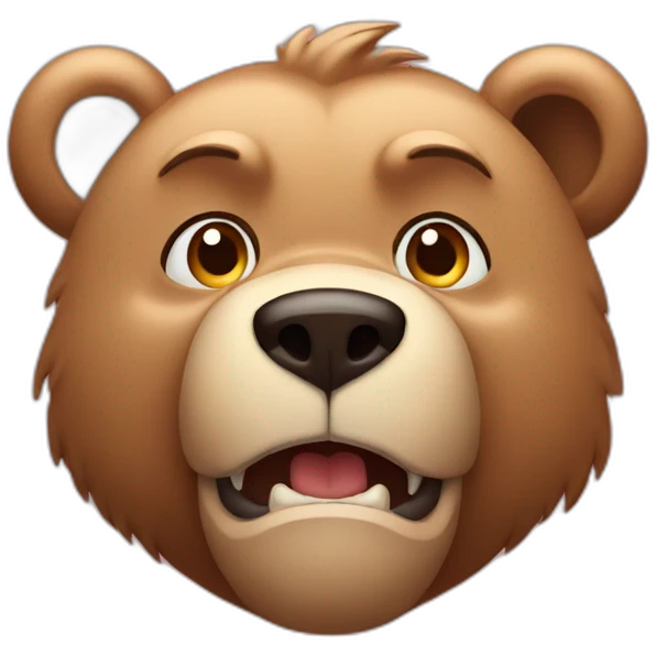 muscular bear emoji