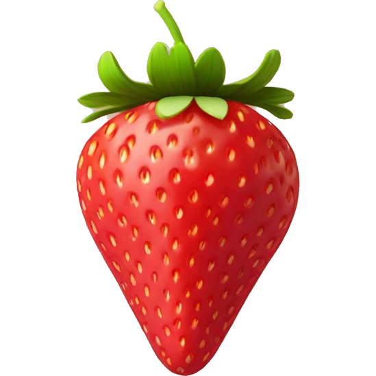 3d Strawberry  emoji