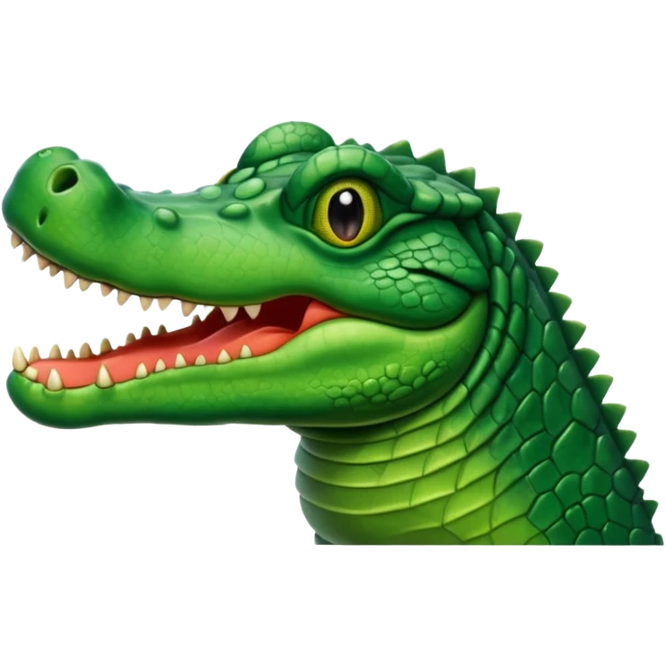 Blind crocodile emoji