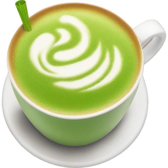 Matcha latte  emoji