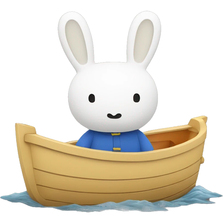 miffy in a boat emoji