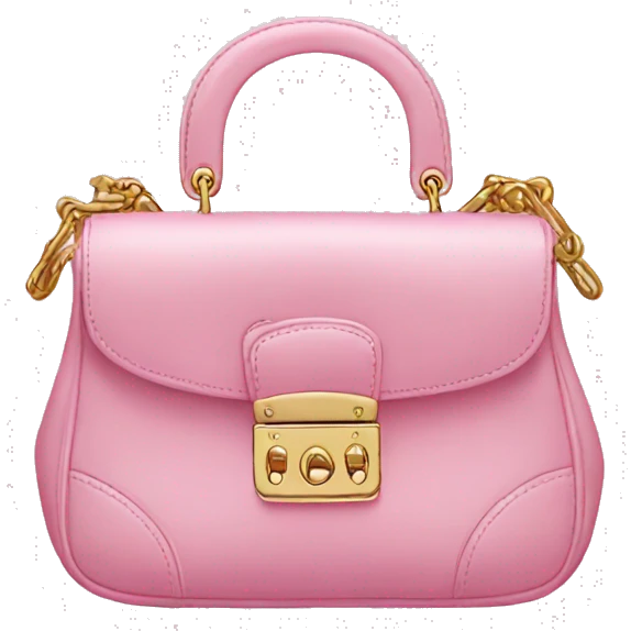 Pink dior bag emoji
