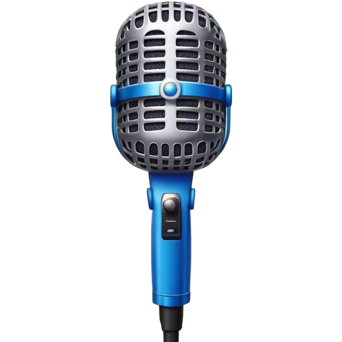 Create a vibrant and dynamic emoji that represents pop vocal performance. The design should feature a close-up of an iconic pop microphone, surrounded by a stage with concert lighting, but without people. Include elements like fireworks or a confetti explosion in the background to symbolize the excitement of a live performance. Add a costume with sparkling rhinestones and a ribbon made of musical notes to emphasize the glamorous and showy nature of pop singing. Use bright colors like gold, silver, neon, and electric blue to create an energetic and festive atmosphere. The background should be transparent. emoji