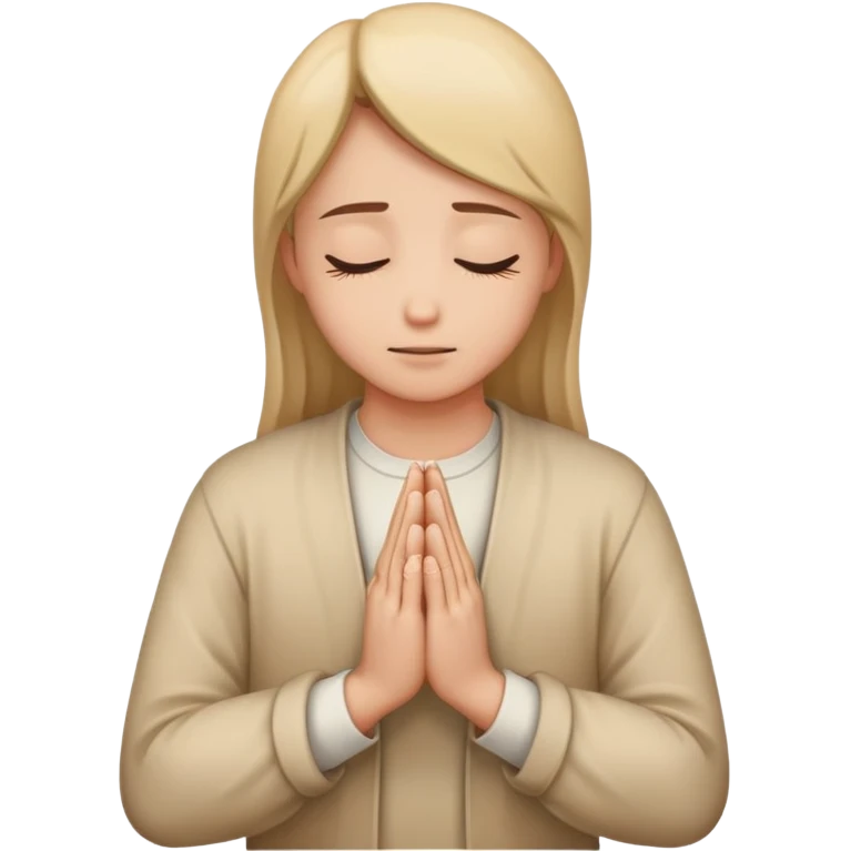 Praying emoji