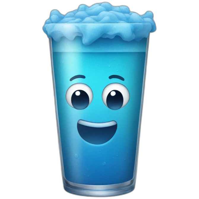 blue slush emoji