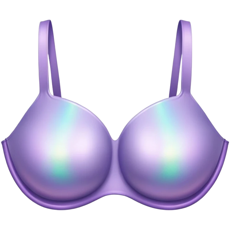 light purple bra, sea shell emoji
