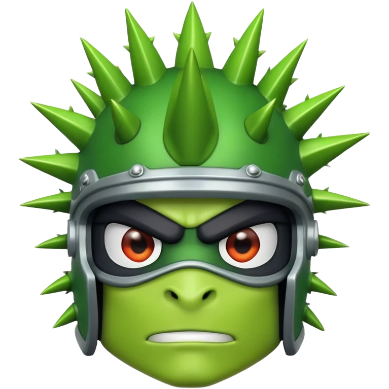 The spike villain from mario emoji
