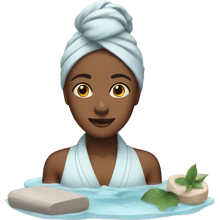 Spa day emoji