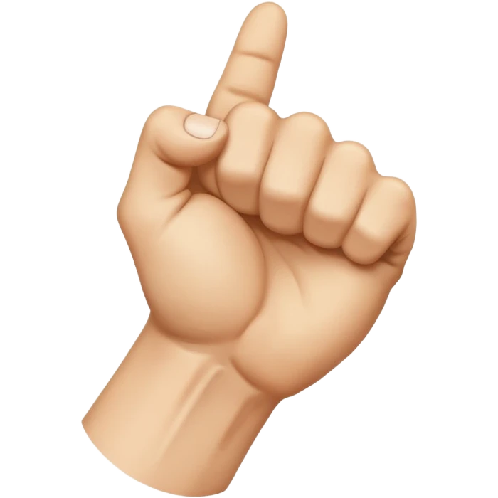 back of veiny fist rearview emoji