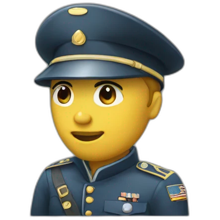 salute soldie emoji