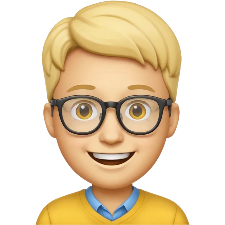 happy nerd emoji emoji