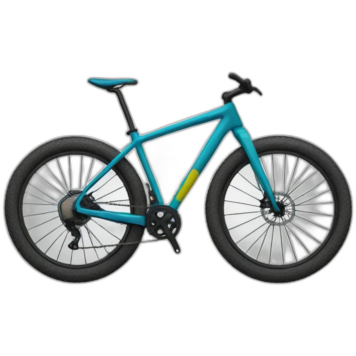 Tired MTB cyclist emoji